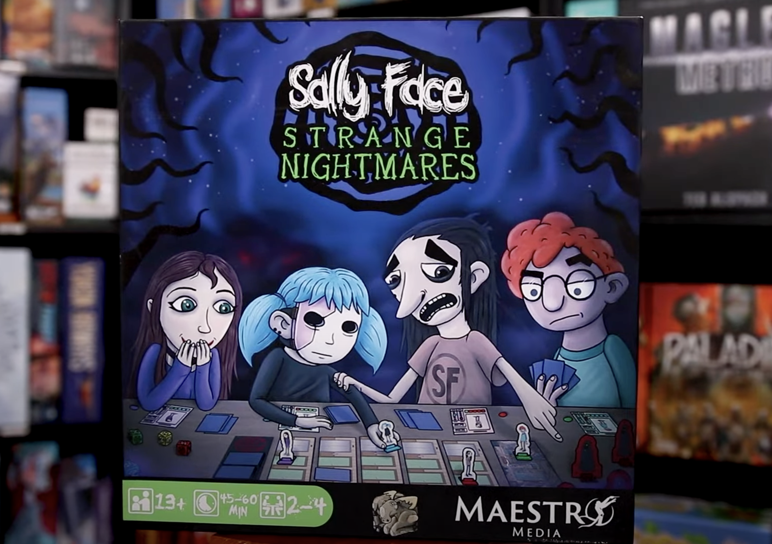 Sally Face Strange Nightmares in 2 minutes! | Board Game Overview